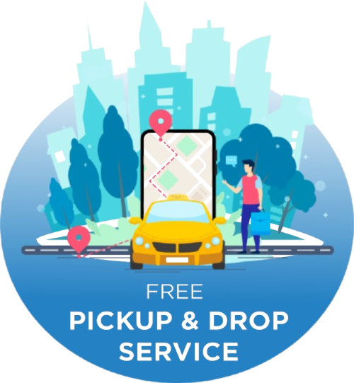 Free Pickup and Drop service for MERLIN RISE site visit